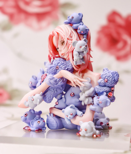 くまくまくま、あお、いちぶのかたち / 塗装済み完成品 | 産婦人科M.WEB