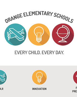 Orange Elementary Schools Branding