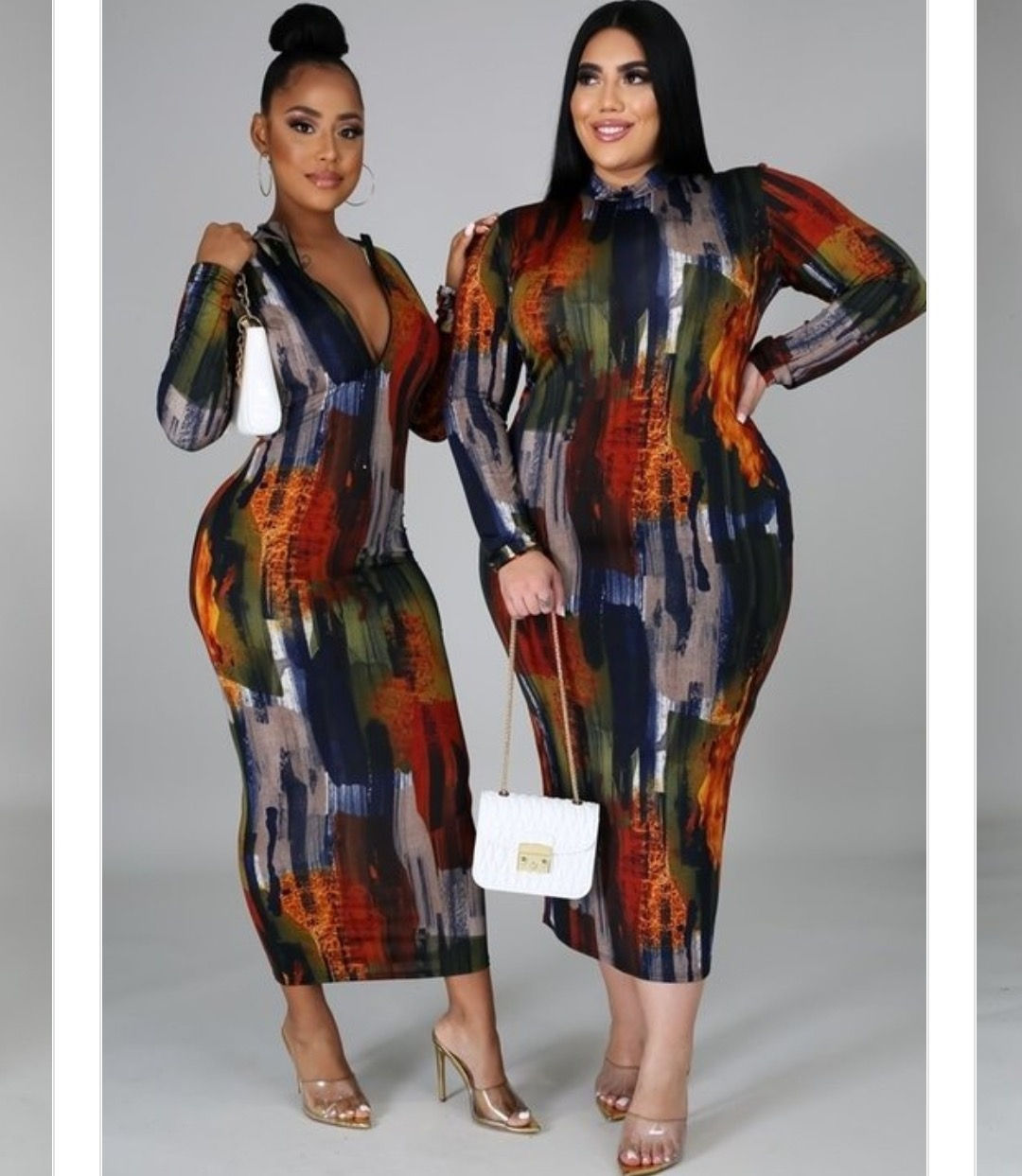Body Contrast Dress
