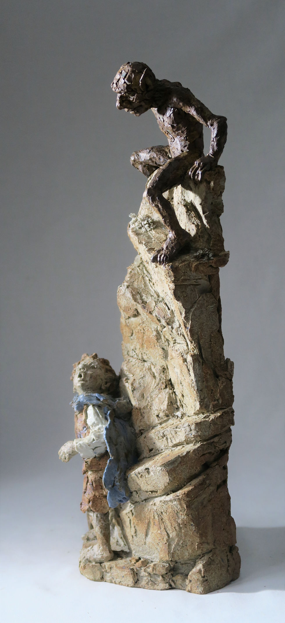 Thumbnail: Gollum and Bilbo on Rock