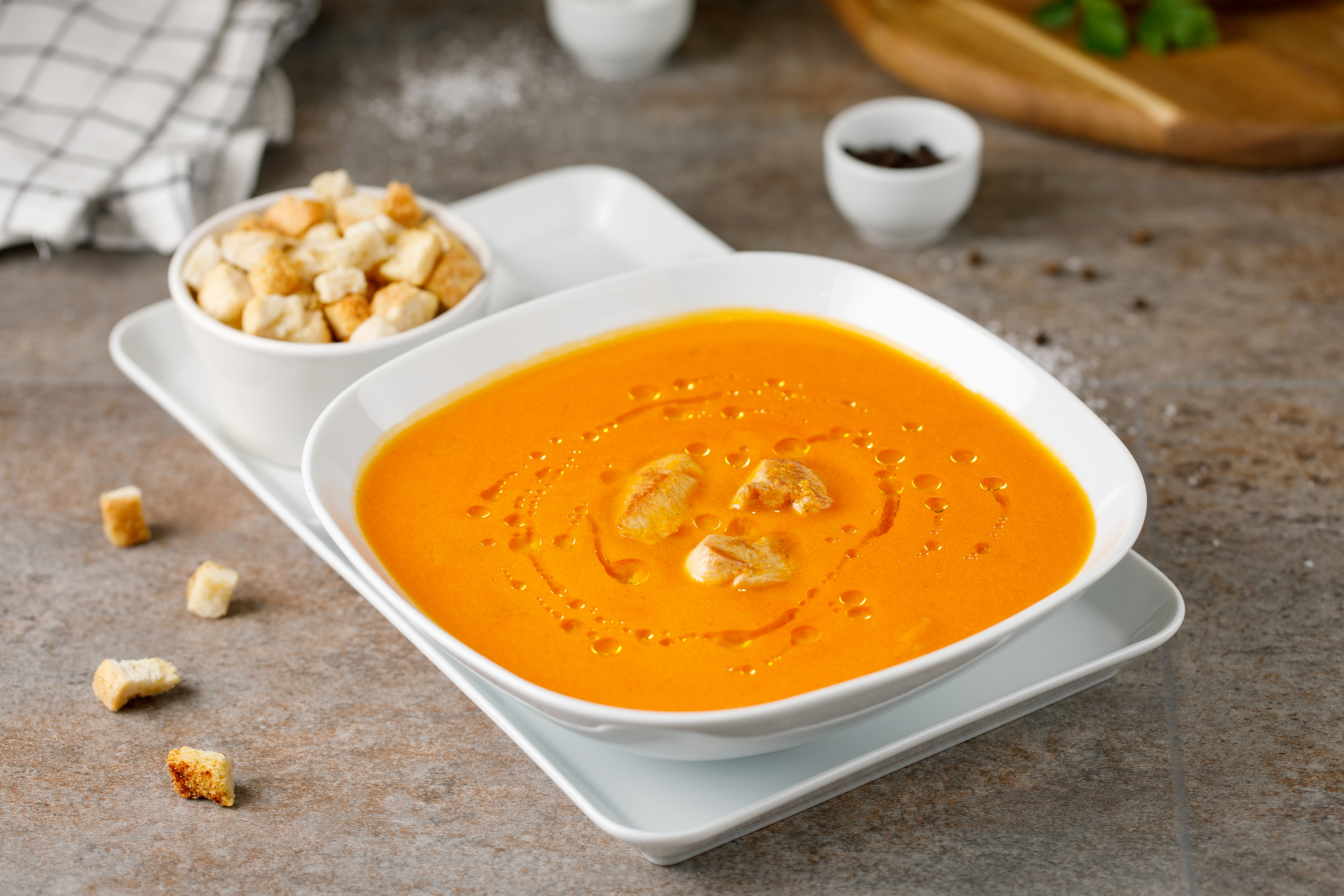 Arranged Food and Objects