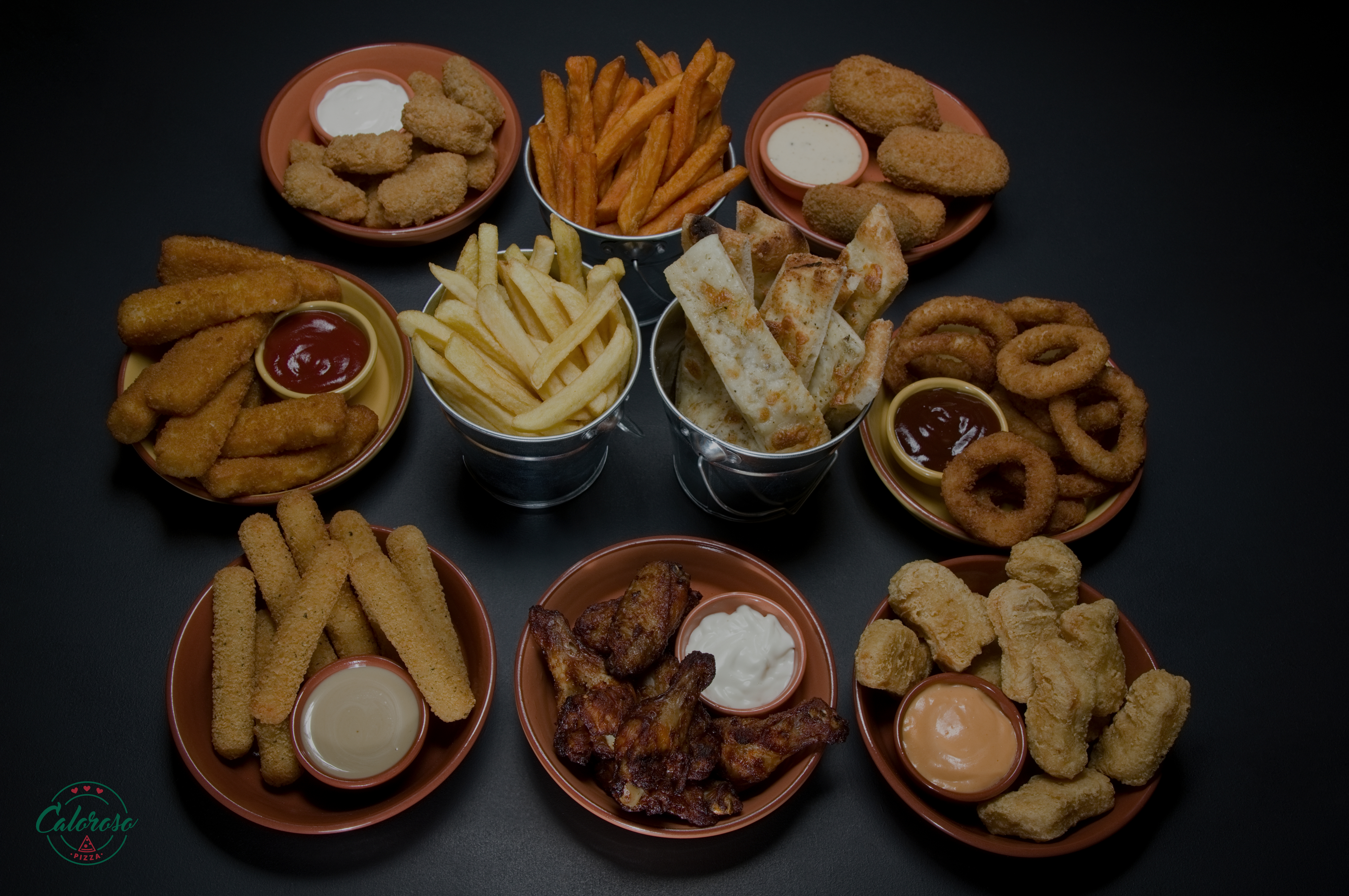 Arranged Food and Objects