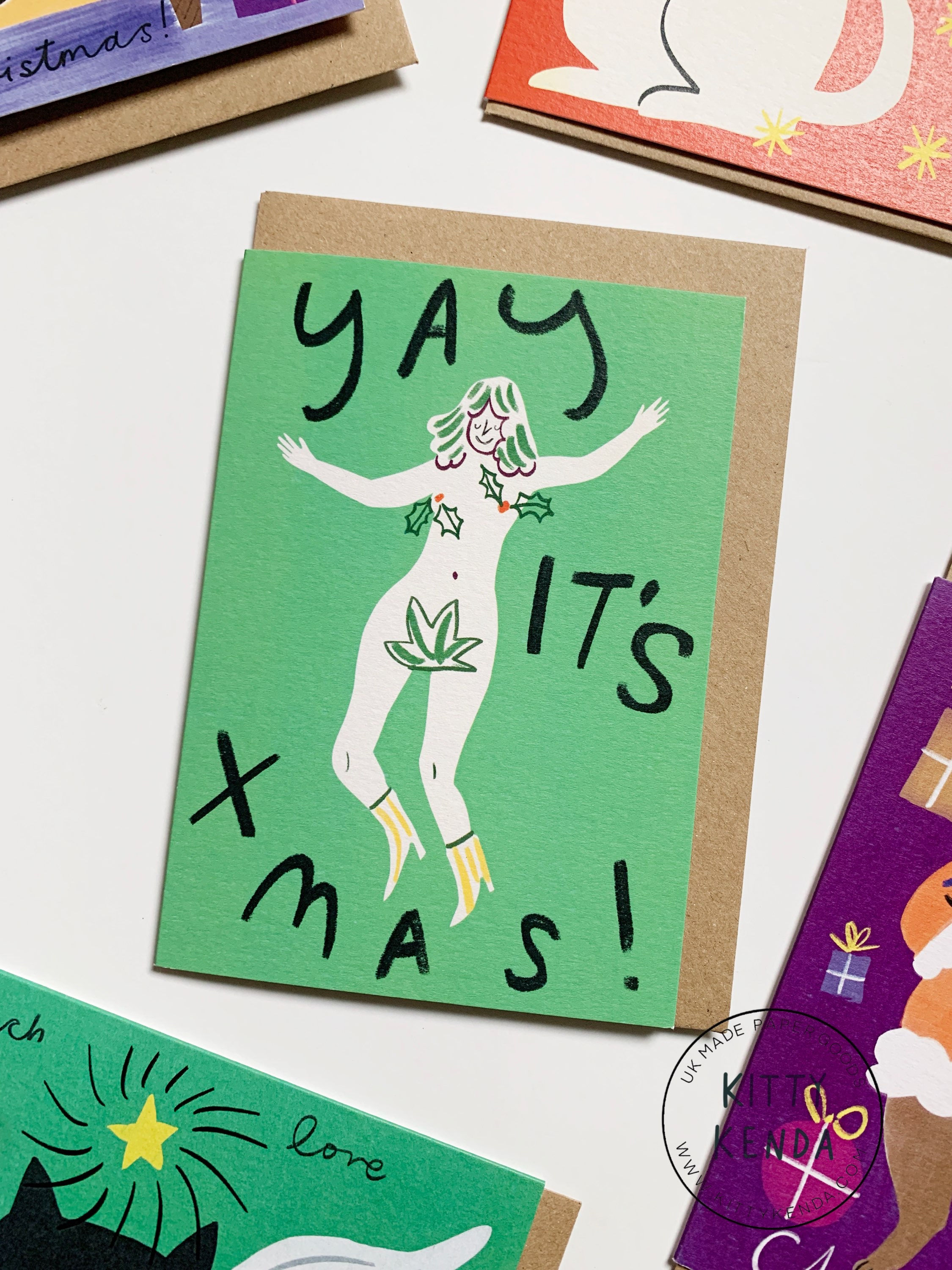Yay It's Xmas Christmas Card