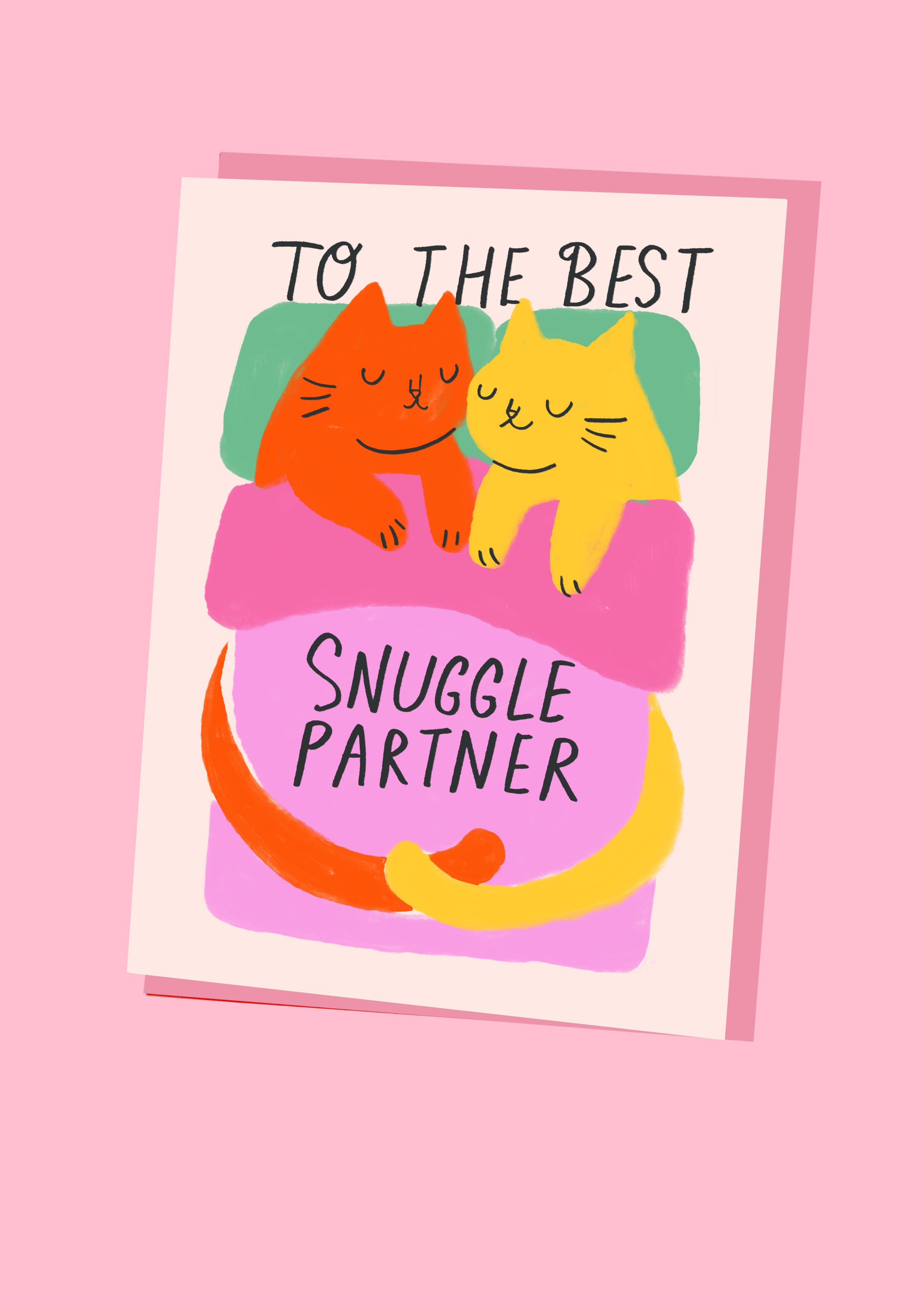 Snuggle Cats Card