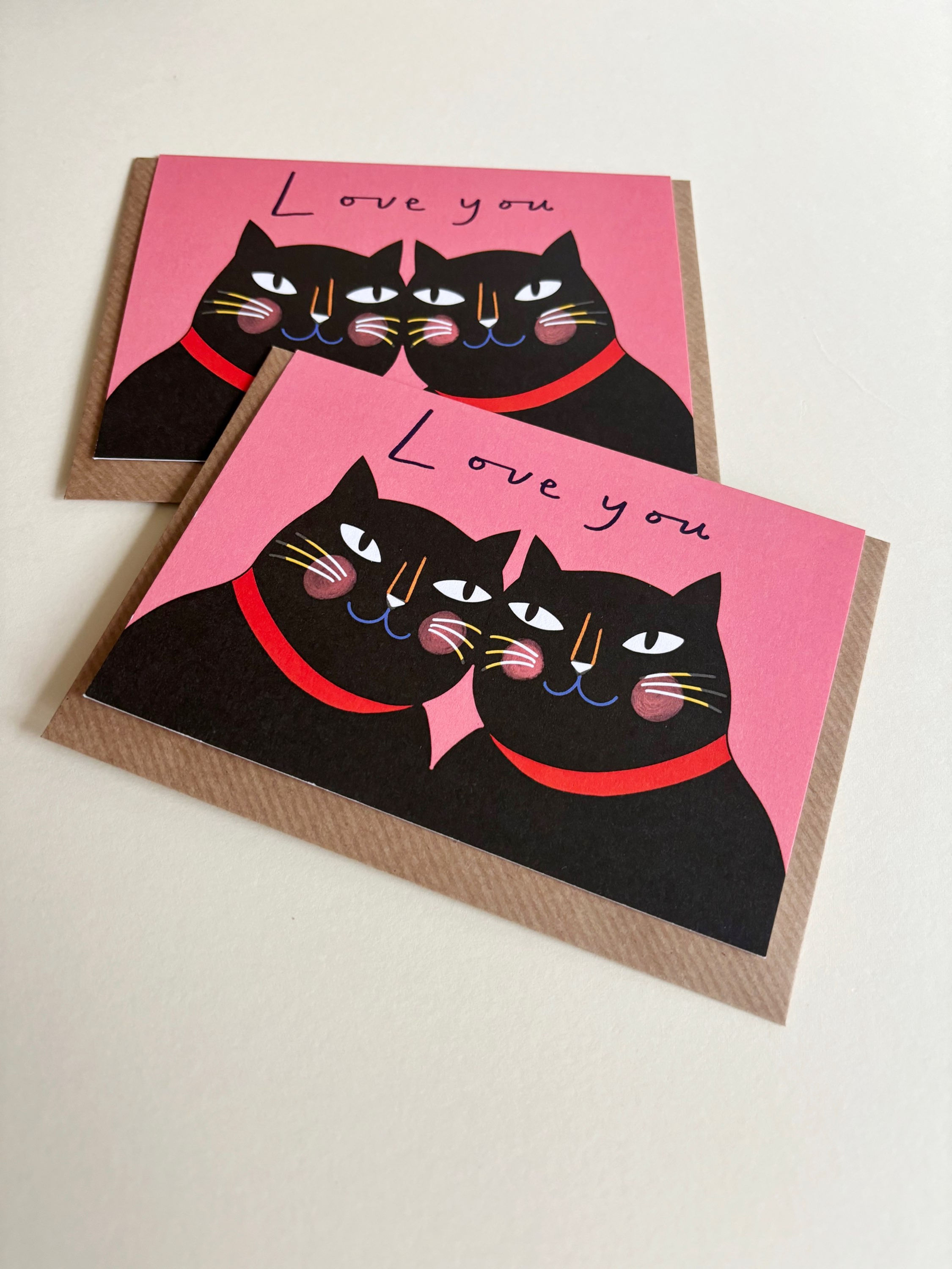 Love You Siamese Cats Greeting Card