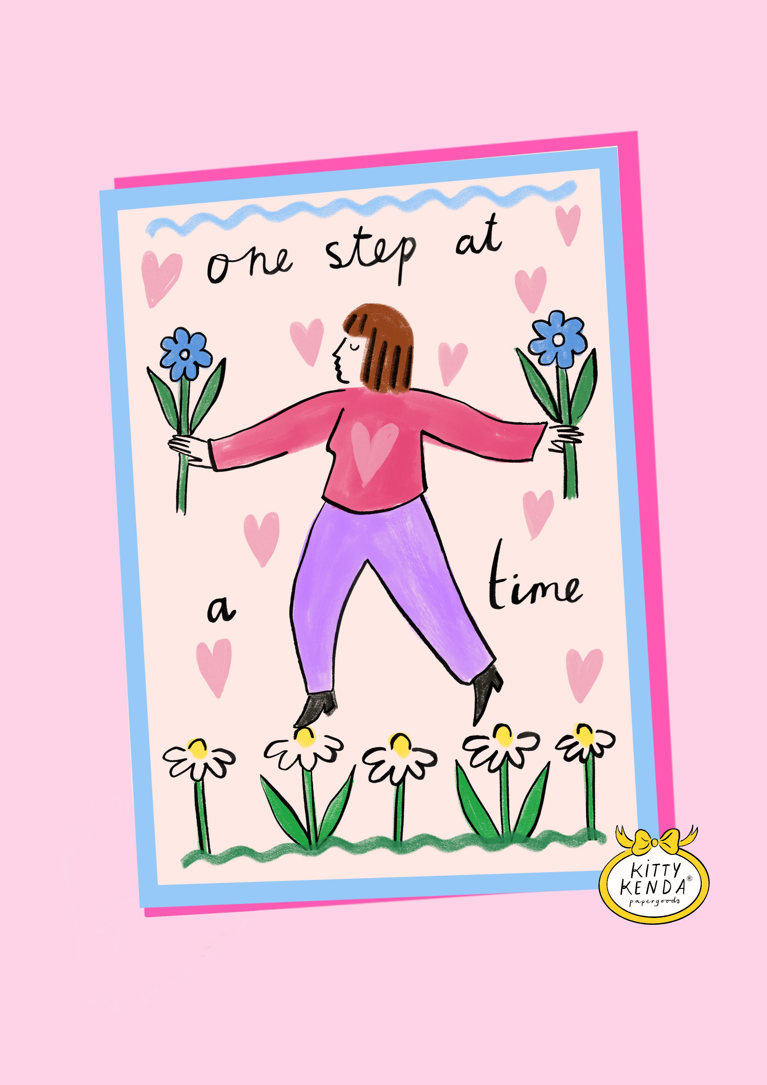 One Step At A Time Greeting Card