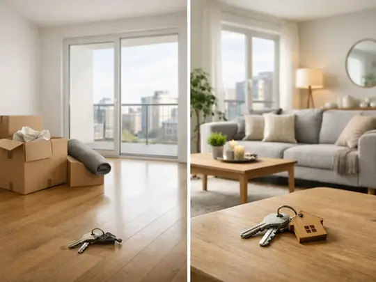 Wohnung leer oder möbliert verkaufen - was lohnt sich?