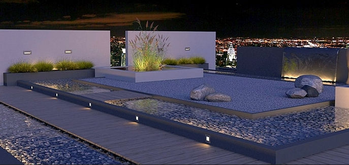 Platoflex : murs légers pour décoration moderne de jardin