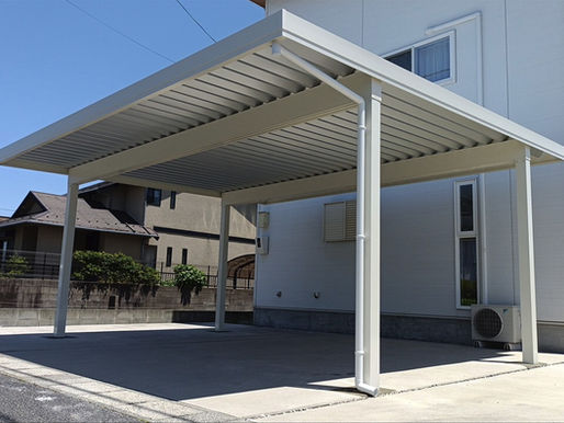 【施工事例】知人宅の住宅にカーポート後付け|米子市