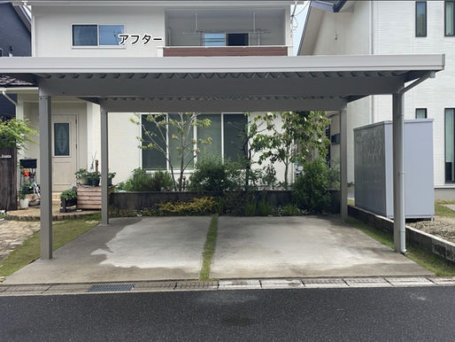 【施工事例】雨でも快適!松江市でカーポート設置|大仙ゆき盛くんⅢ