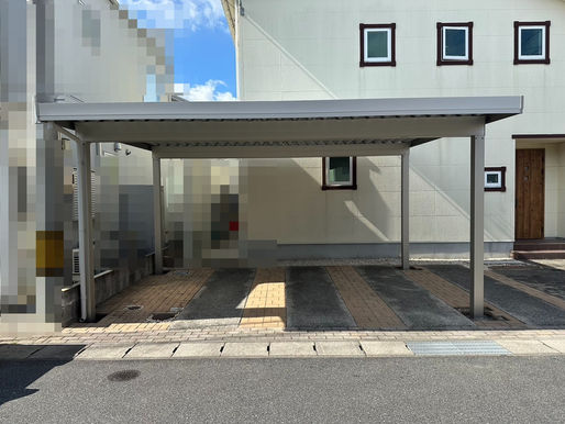 【施工事例】米子市|Daisen「ゆき盛くんⅢ」2台用を設置|敷地に合わせて奥行きカット対応!