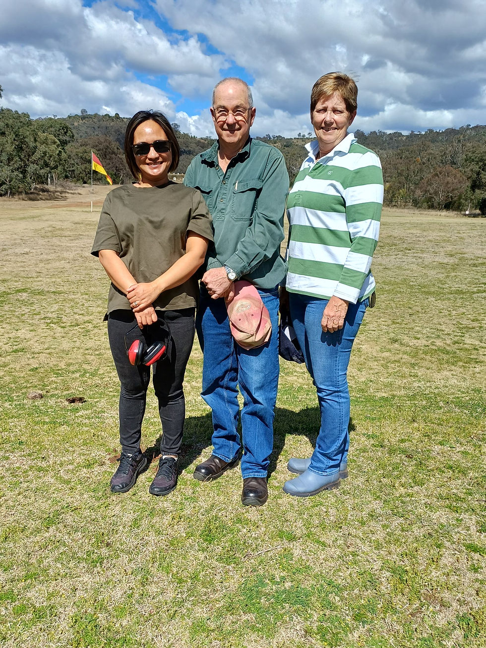 from left to right, Femy Cook, Kevin Jones and Lyn McKillop.