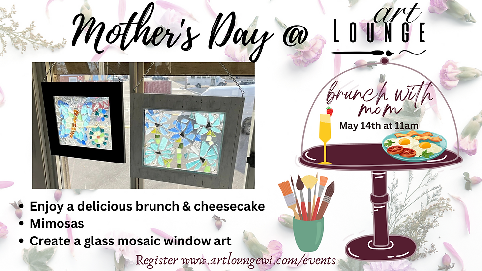 Brunch with Mom & Create a Glass Mosaic art piece!