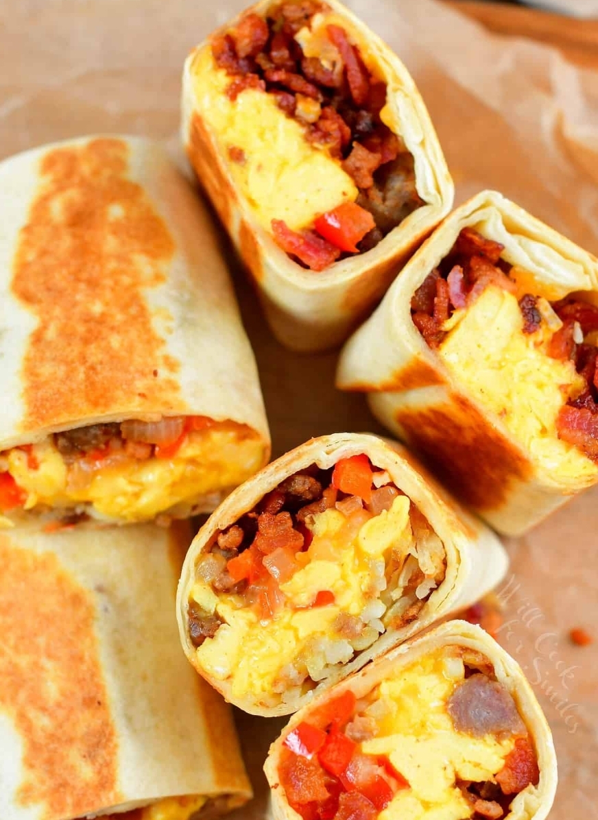 Arranged Food and Objects