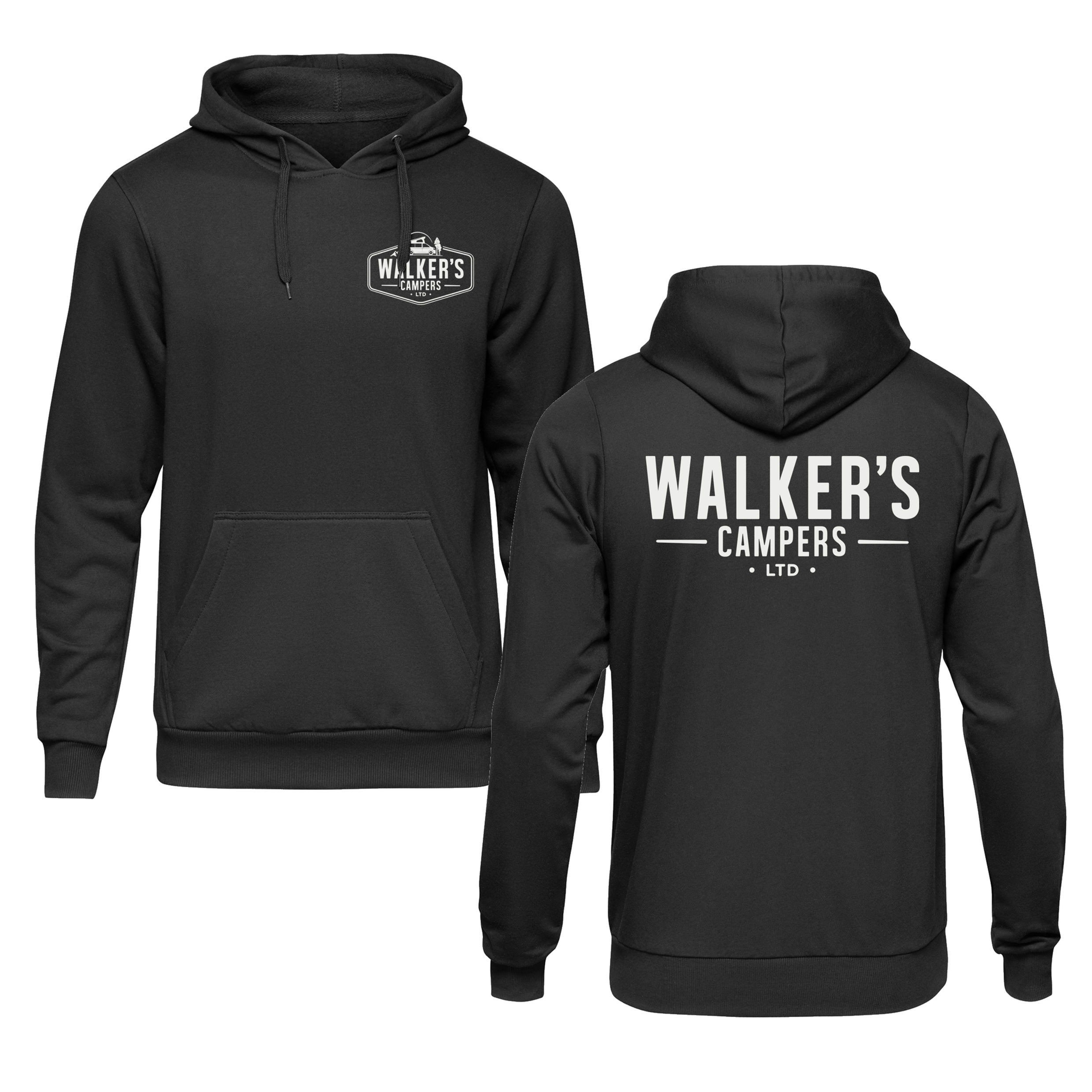 Black Walker's Campers Hoodie