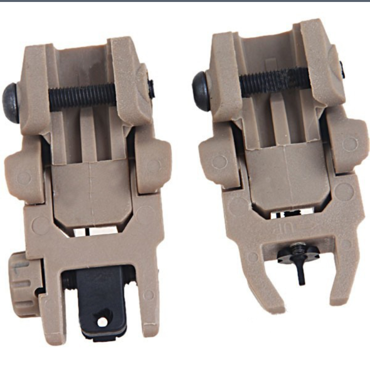 Thumbnail: Folding Back-up Sight Front Rear Sight for AR15 M16