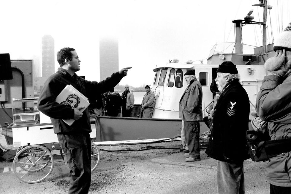 Director D.P. Carlson & cast