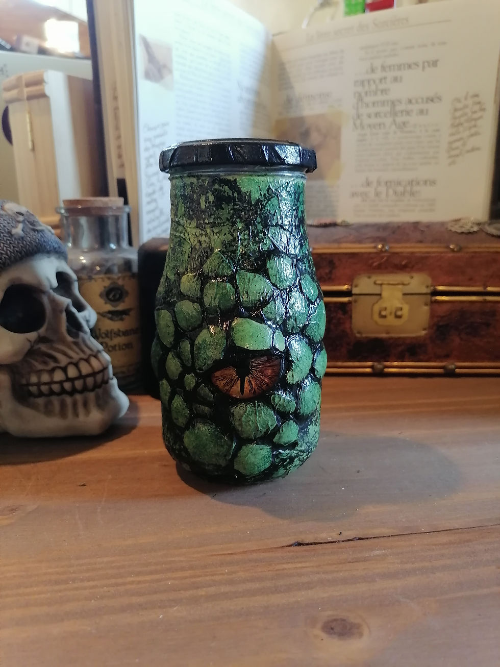 Miniature : photophore dragon vue de face