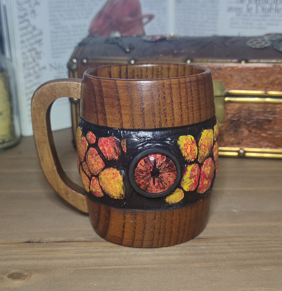 Miniature : chope en bois