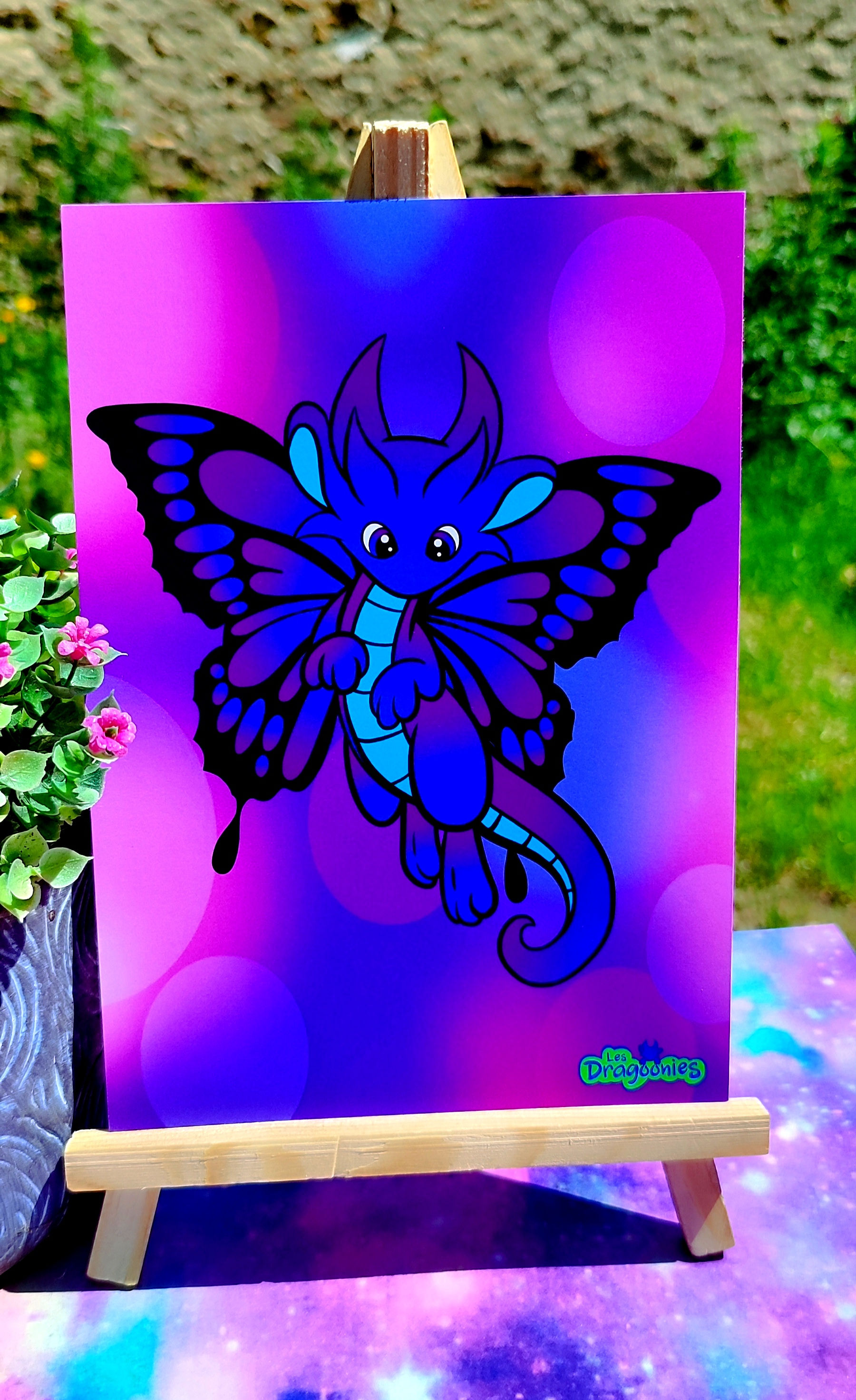 poster dragon papillon