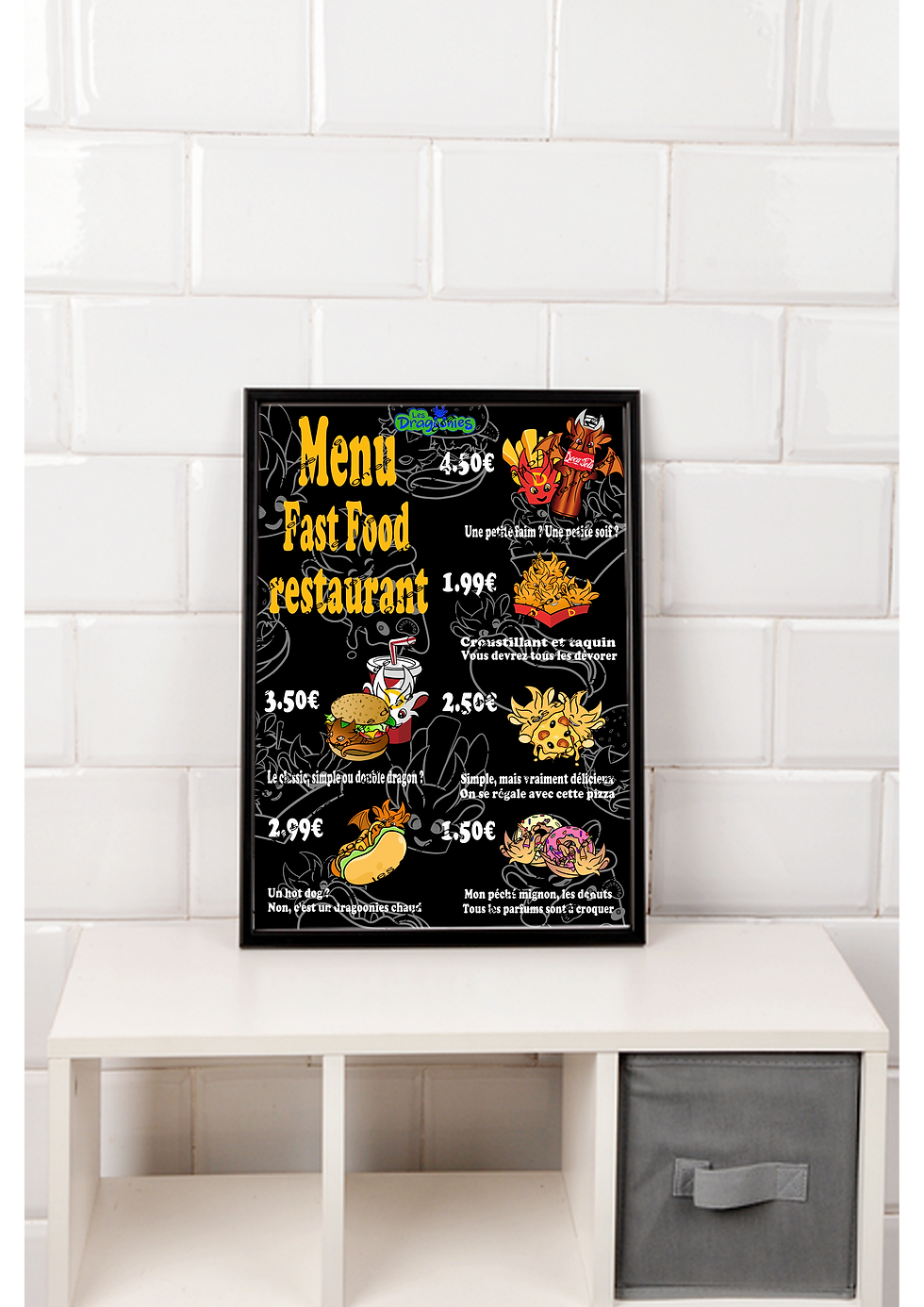 Poster dragon burger