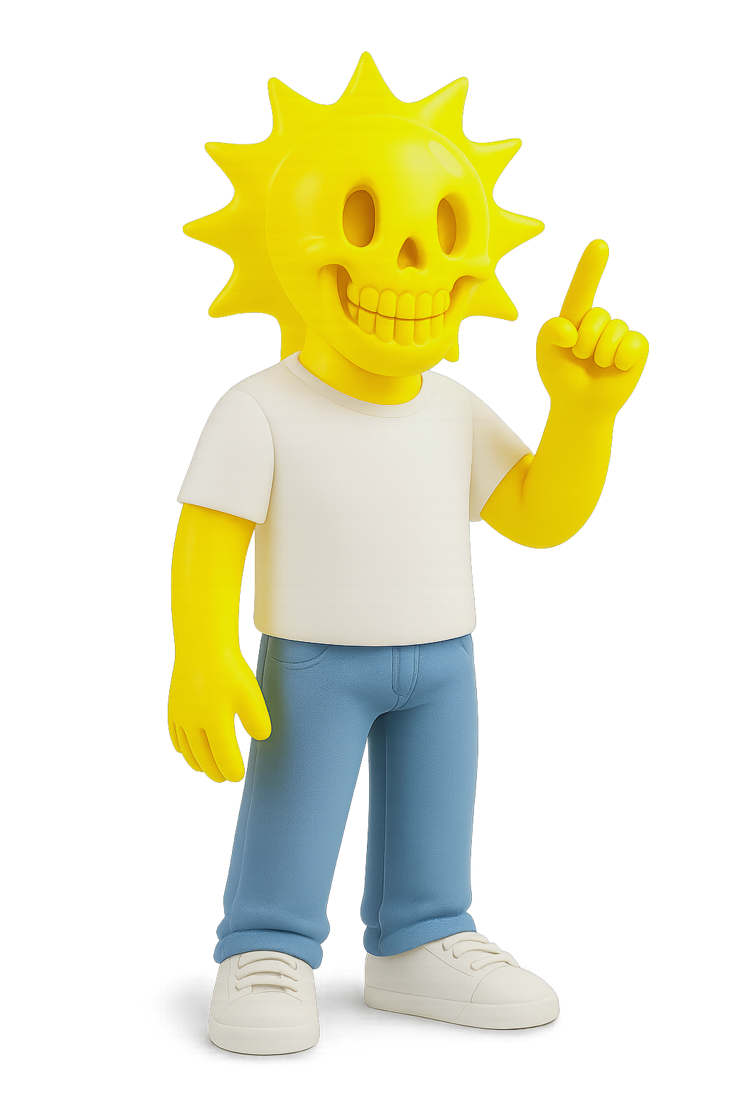 Mascotte illustrant la communication moderne