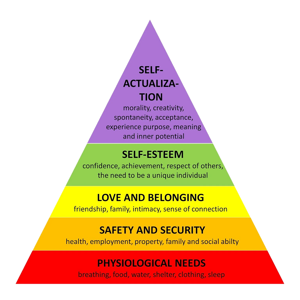 Maslow Hierarchy of Needs 