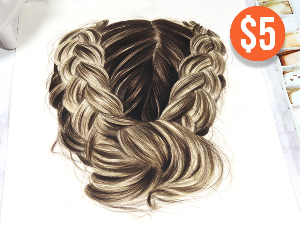 Blonde Updo