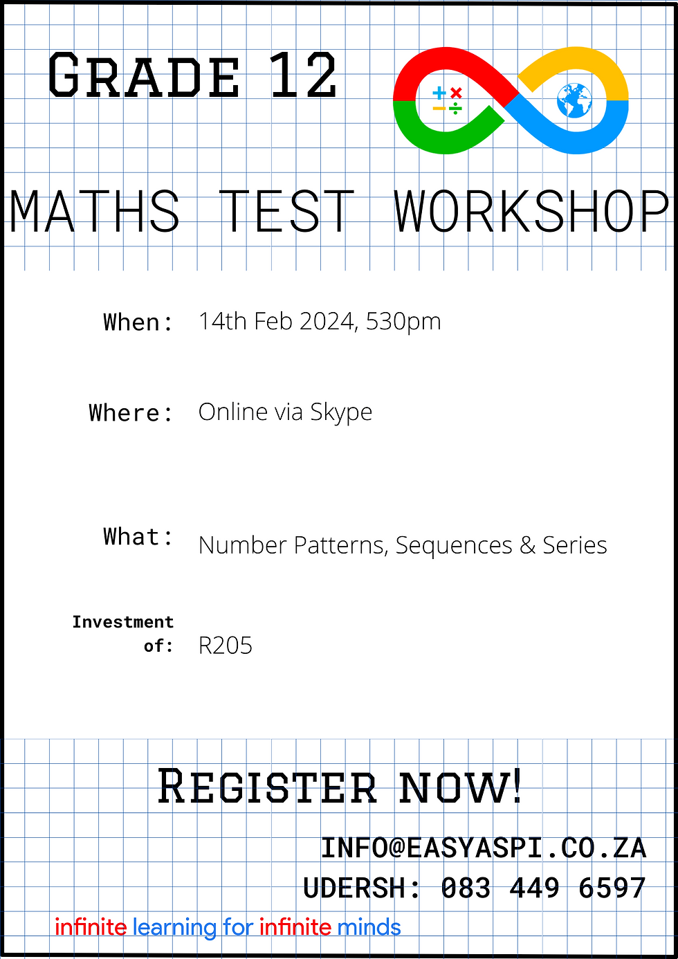 IEB Gr12 Maths Test Prep: Sequences & Series