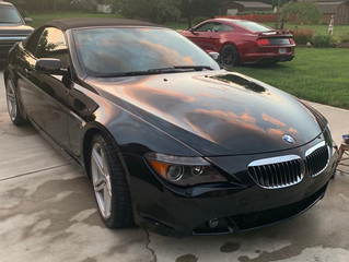 BMW 650i convertible coupe!