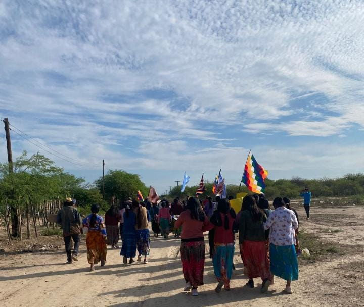 Marcha de la comunidad para pedir la liberación de los detenidos