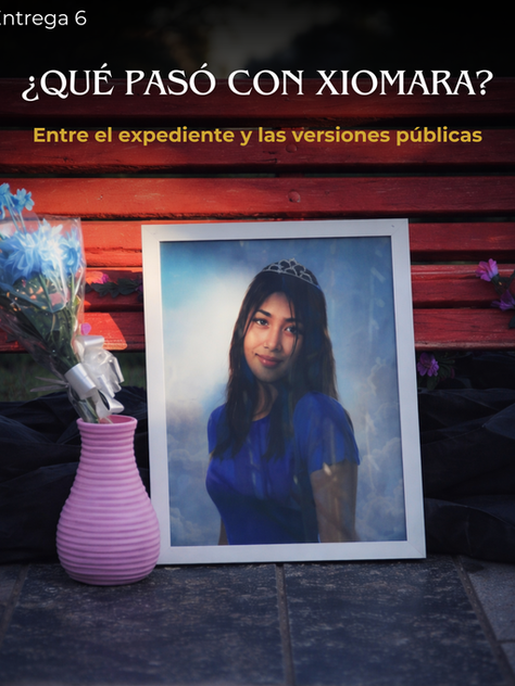 Portada de la entrega 6 de la investigación sobre Xiomara Portillo. La nota analiza versiones públicas que circularon sobre el caso y las contrasta con la información incorporada al expediente judicial.