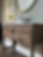 Thumbnail: Refurbished oak console table dresser with quartz top