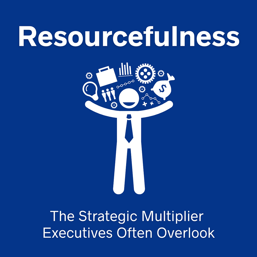 How to be Strategically Resourceful to realize new opportunities?