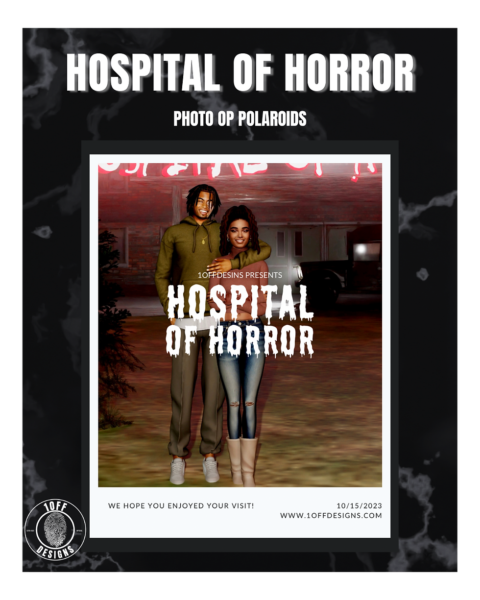 Thumbnail: HOSPITAL OF HORROR  - PHOTO OP POLAROIDS 🎃