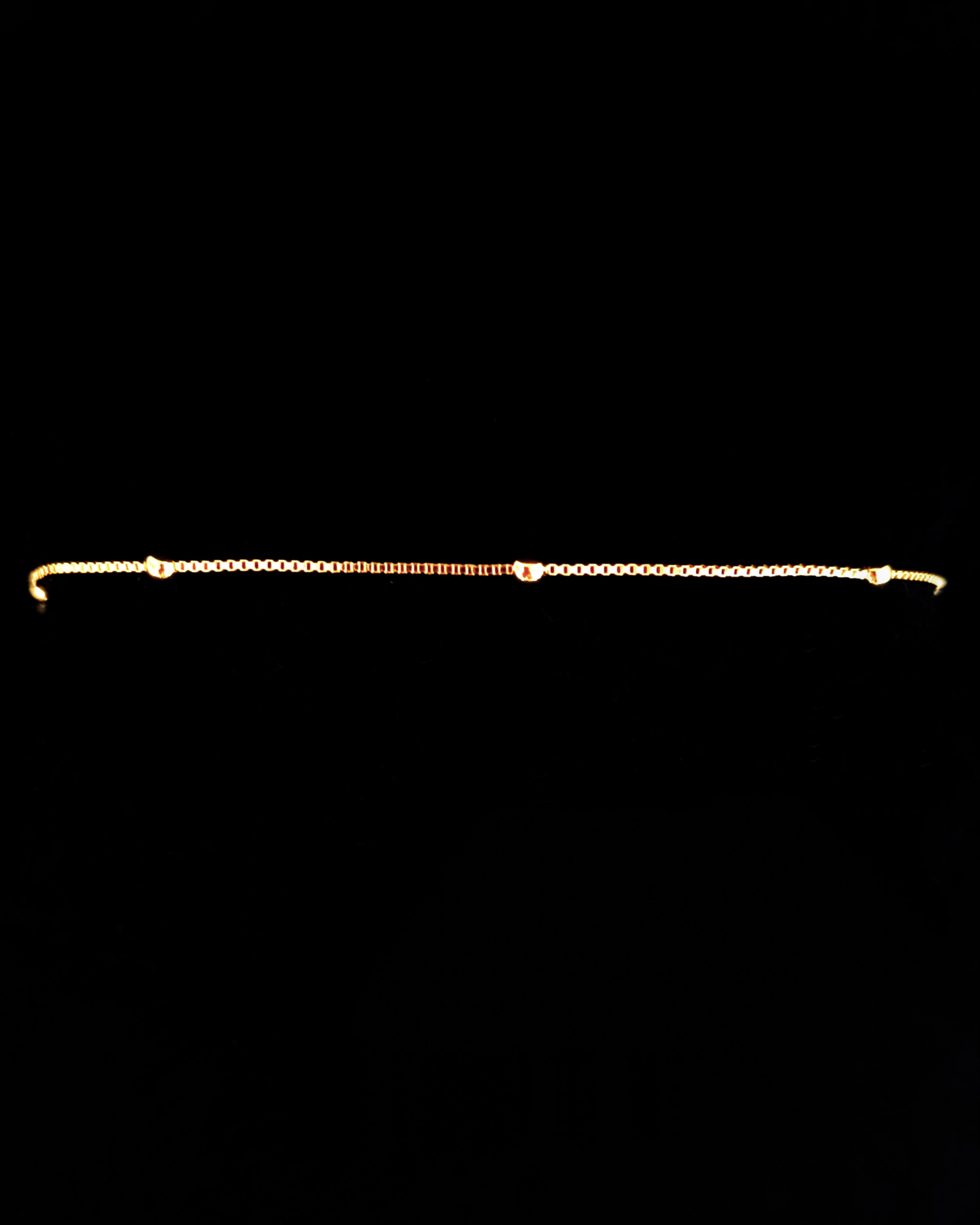 Tornozeleira Bolinhas - Banho Ouro 18K