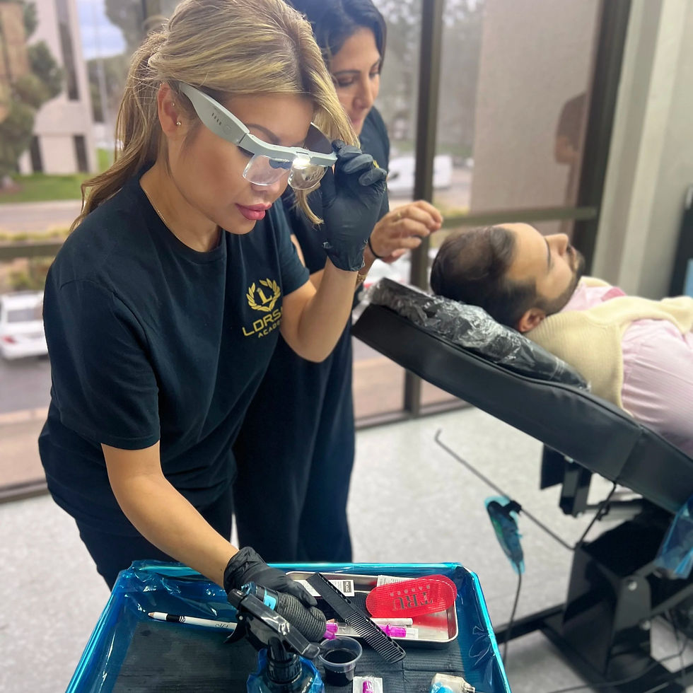 SMP Training Las Vegas student performing procedure