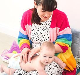 Tummy Time Baby Massage