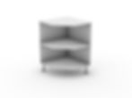 OPEN BASE ANGLED CABINET (B300OA)