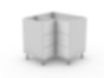 3 DRAWER CORNER CABINET (BC9003T)