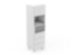 APPLIANCE TOWER - 2 DOOR + 3 DRAWERS + ROLLER DOOR+ MICROWAVE SECTION (AT600-23MB+MW+RD)