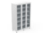 3 DOOR PANTRY - GLASS DOORS (P900-3G)