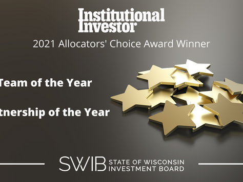 SWIB Wins Pair of Institutional Investor Allocators' Choice Awards