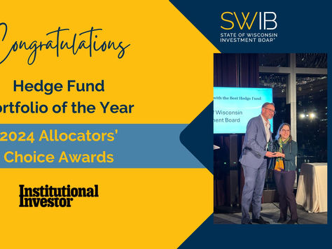 SWIB's Funds Alpha Team Win Institutional Investor's Allocators' Choice Award for 2024 Hedge Fund Allocator of the Year