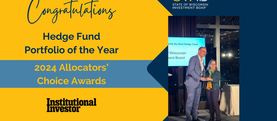 SWIB's Funds Alpha Team Win Institutional Investor's Allocators' Choice Award for 2024 Hedge Fund Allocator of the Year