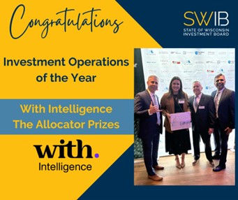SWIB Awarded Investment Operations of the Year at The Allocator Prizes by With Intelligence