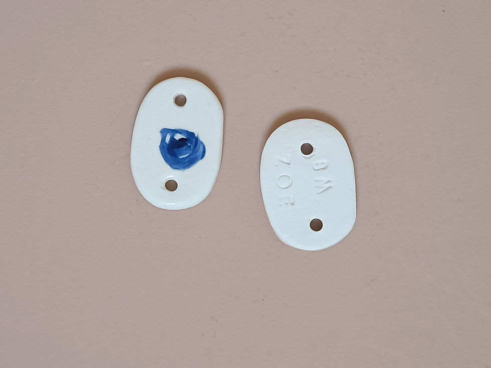 Miniature : Médailles en porcelaine
