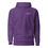 Miniature : Sweat à capuche violet streetwear, coton ultra doux. Design unique : gorille en moto sous les néons, urbain et audacieux