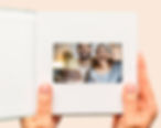 Video book playing a birthday video montage