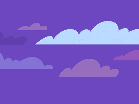 Abstract illustration of many cloud-like shapes with one lighter cloud standing out, representing how only a few moments remain memorable after an experience while others fade into the background.